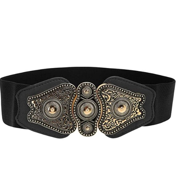 Stretch Vintage Antique Retro Buckle Belt
